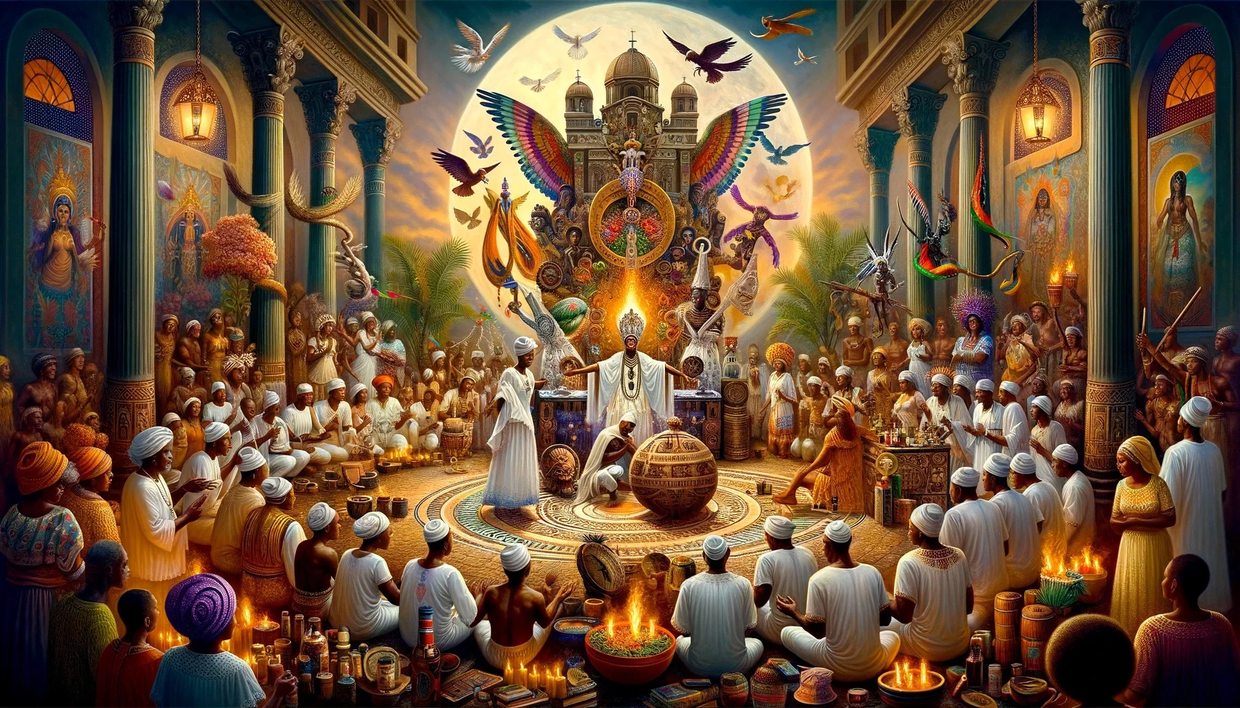 Espiritualidade afro-brasileira - Representação artística