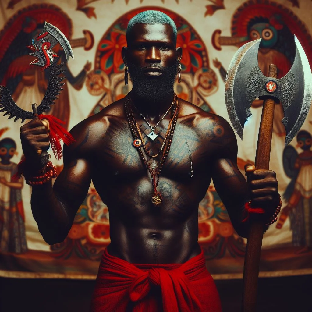 Mensagens de Xangô - Representação artística