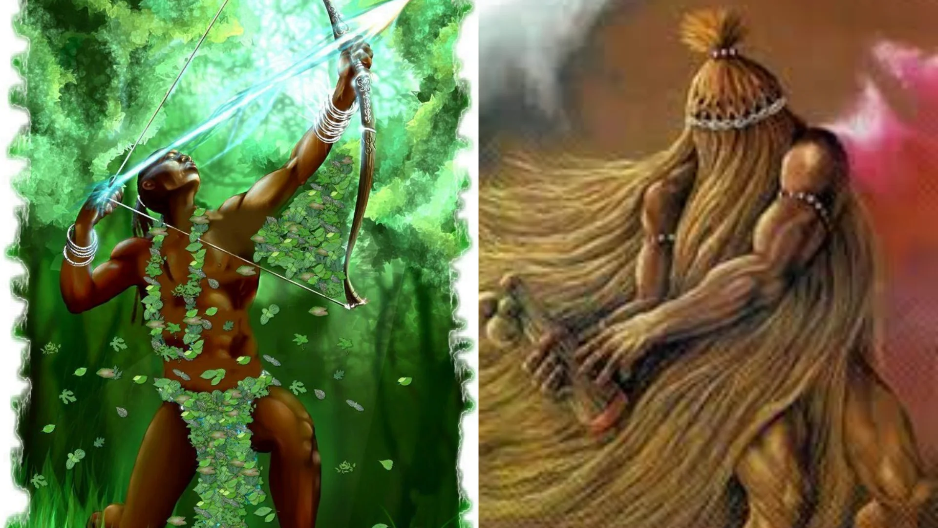 Oração a São Lázaro - Representação artística