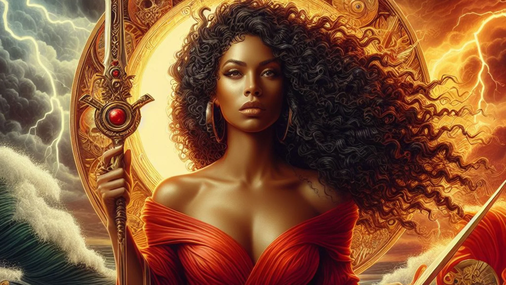Iansã na Umbanda - Conheça a Força e a Energia dessa Orixá Poderosa 4 Iansã na Umbanda - Representação artística