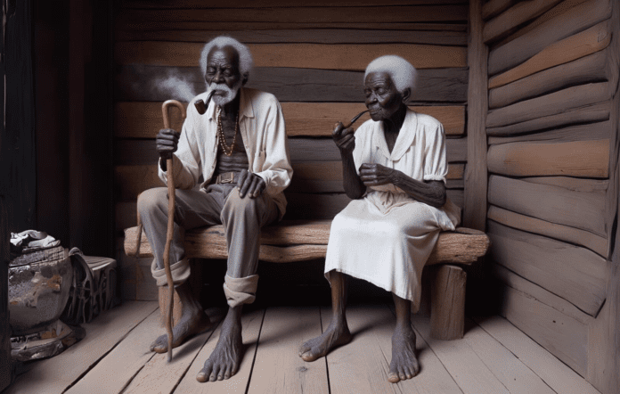 Pretos velhos na Umbanda - Representação Artística (1)