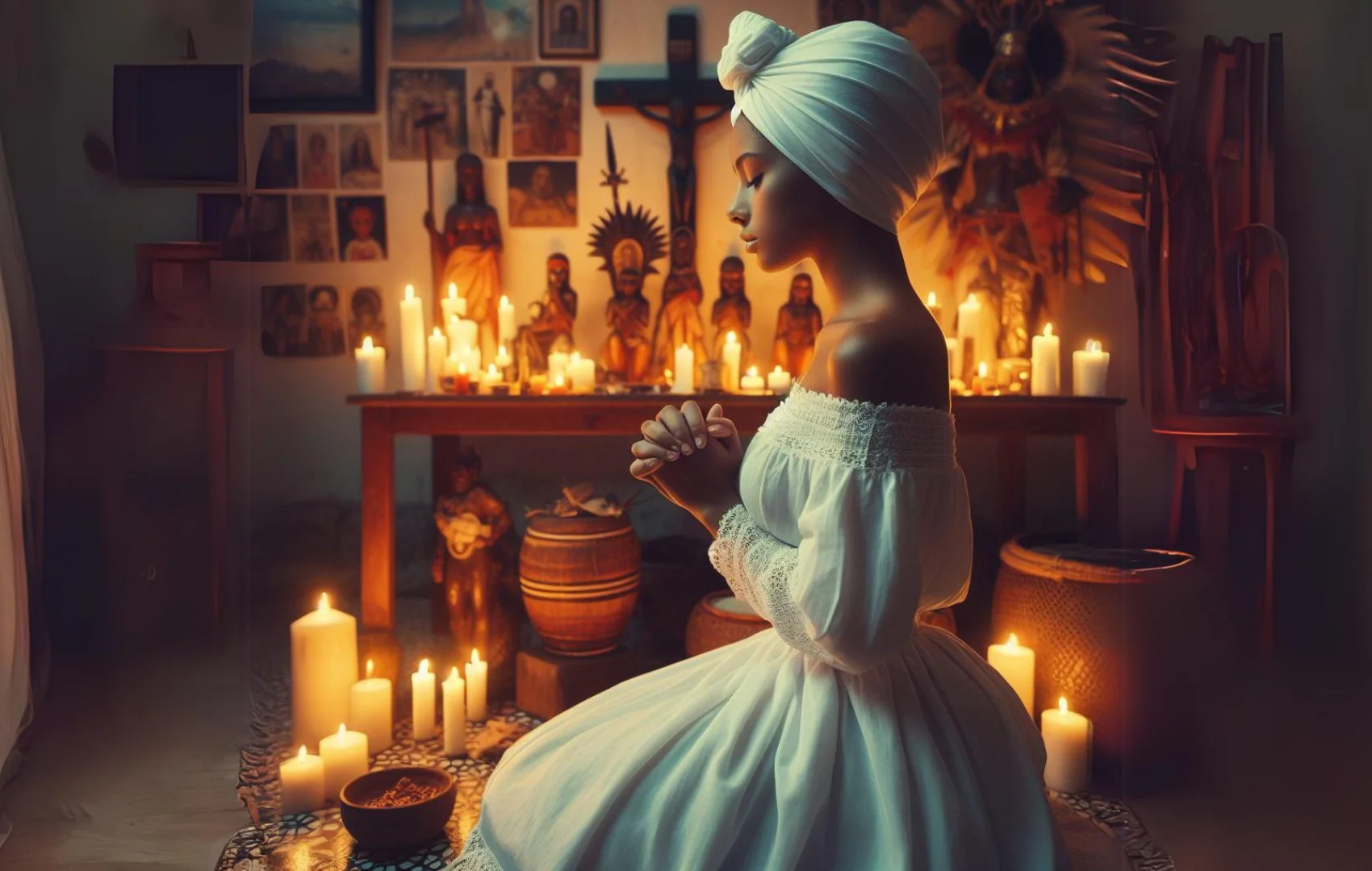 Quaresma na Umbanda - Representação artística