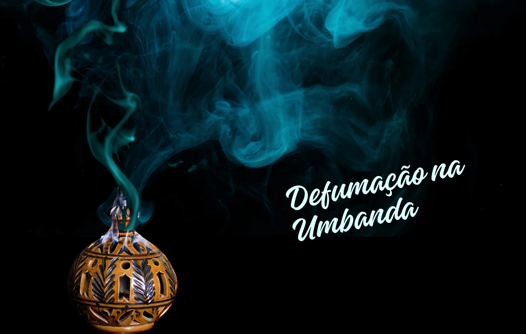 Defumação na Umbanda - Representação artística