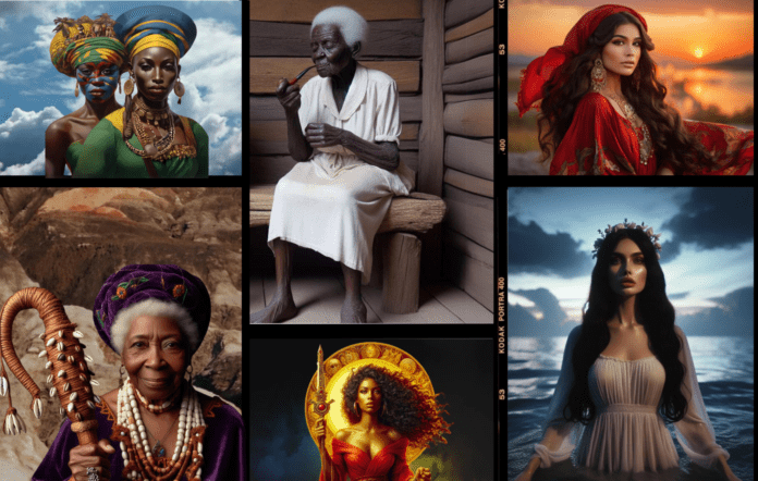 Dia da Mulher na Umbanda - Representação artística
