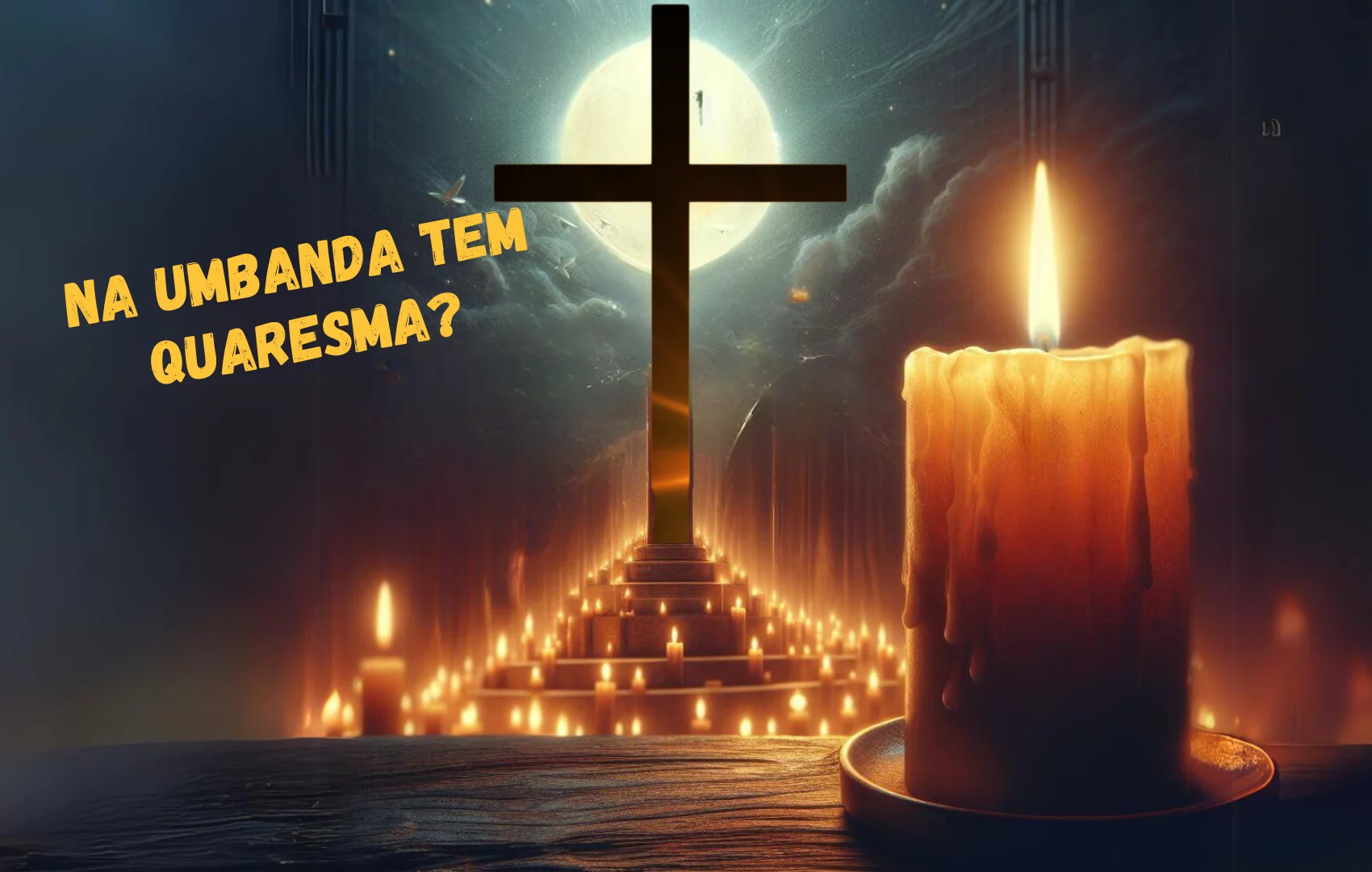 Na Umbanda tem Quaresma - Representação artística