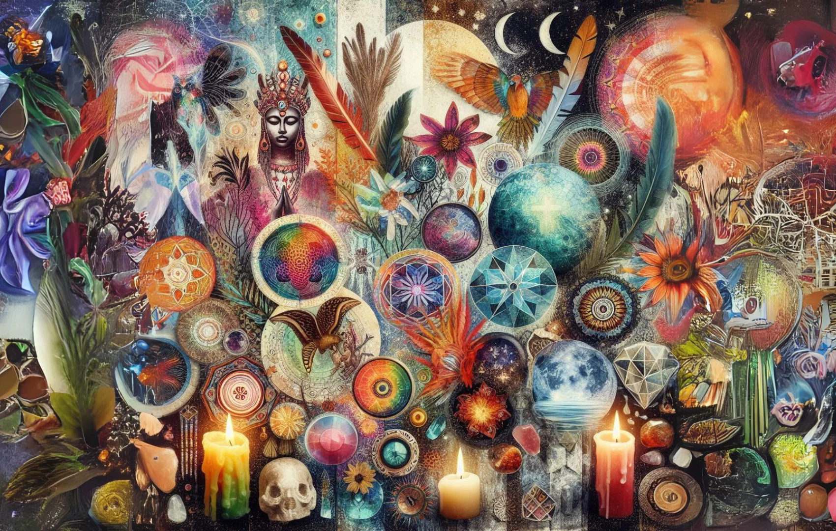 Planos espirituais na Umbanda - Representação artística