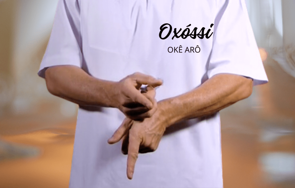 Saudação Oxóssi- Representação artística