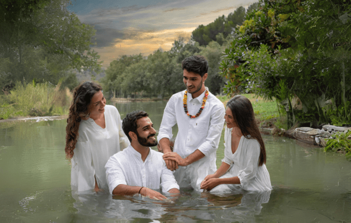 Batizado na Umbanda - Representação artística