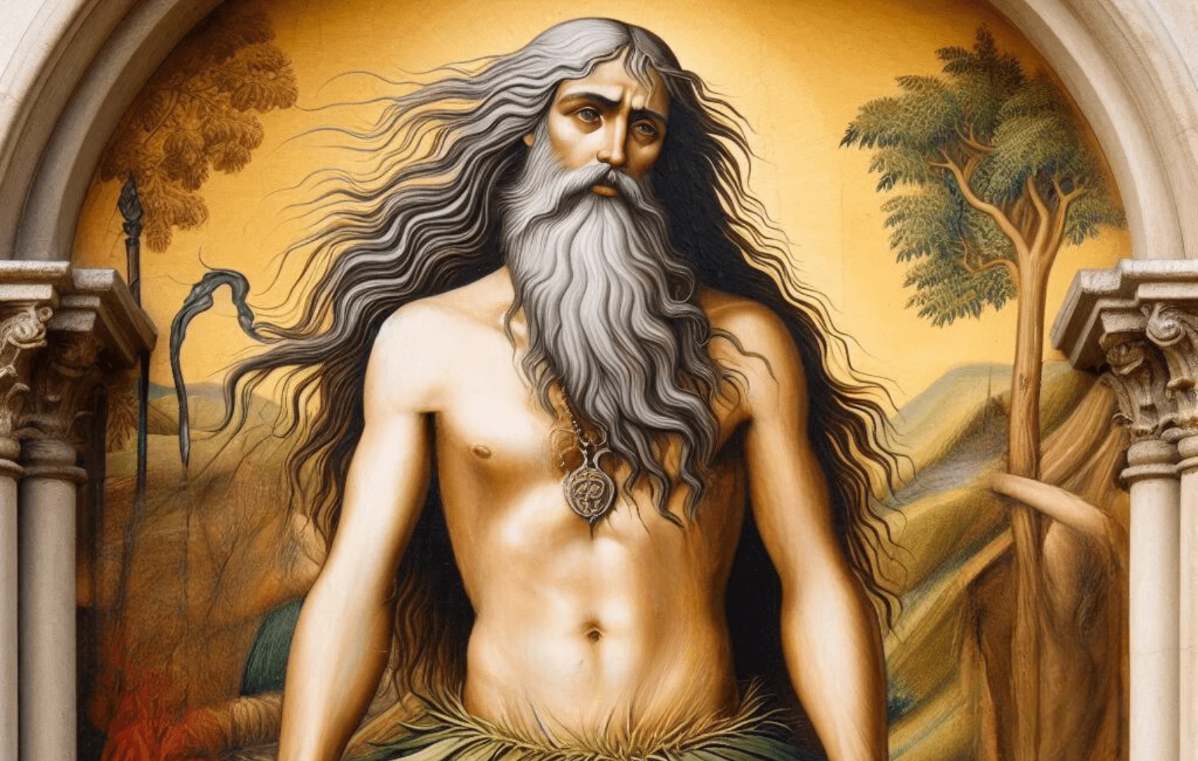 Oração de Santo Onofre na Umbanda - Representação Artística