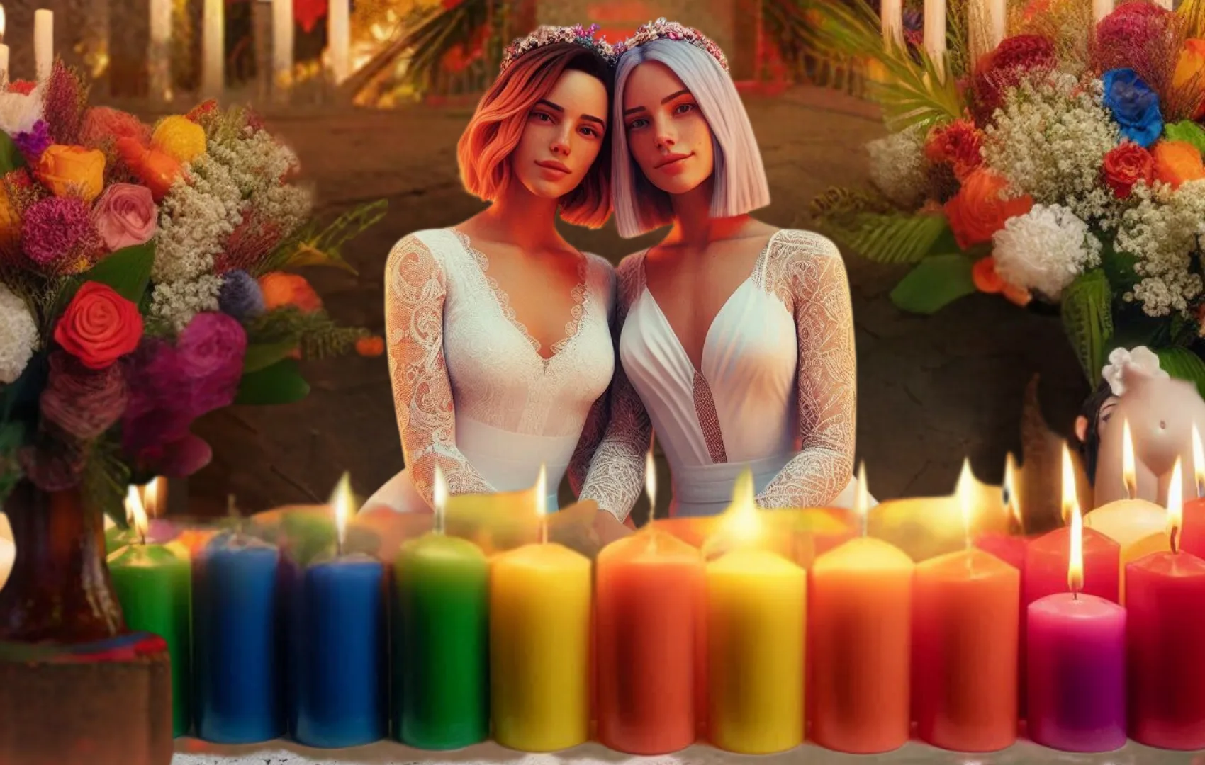 Casamento Homoafetivo na Umbanda - Representação artística