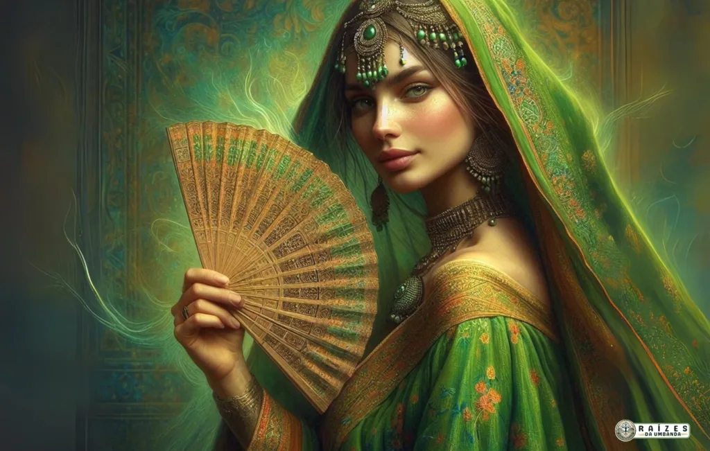 A Mística Cigana Esmeralda na Umbanda 3 Cigana Esmeralda - Representação Artística RDU